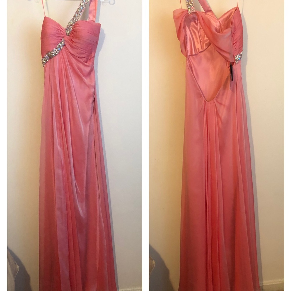 Formal prom dress one shoulder 2